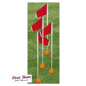 FT4025TF Official Soccer Corner Flags with Weighted Base