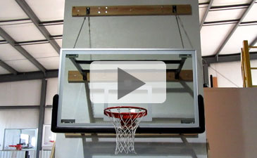 First Team FoldaMount82 Victory Folding Wall Mount Basketball Goal