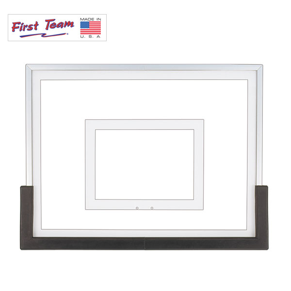 First Team TuffGuard 60in Basketball Backboard Padding Color Forest Green