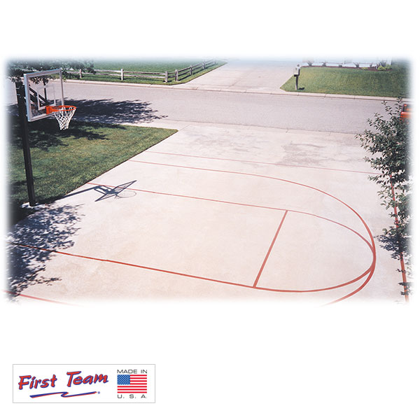Basketball Court Circle Stencil Kit , Duro Plastic