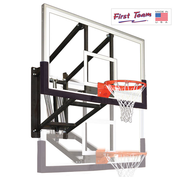 Basketball Hoop Ring Goal Net Wall Mounted Rim Dunk Indoor Outdoors Durable 