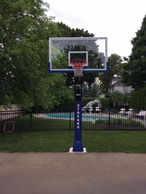 Professional Basketball Hoop for Driveway & Backyard (Platinum)